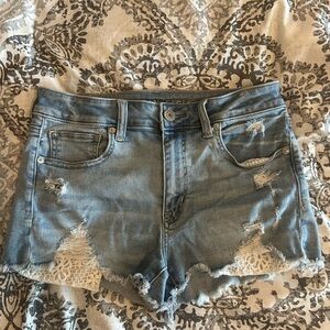 American Eagle Blue Denim Shorts